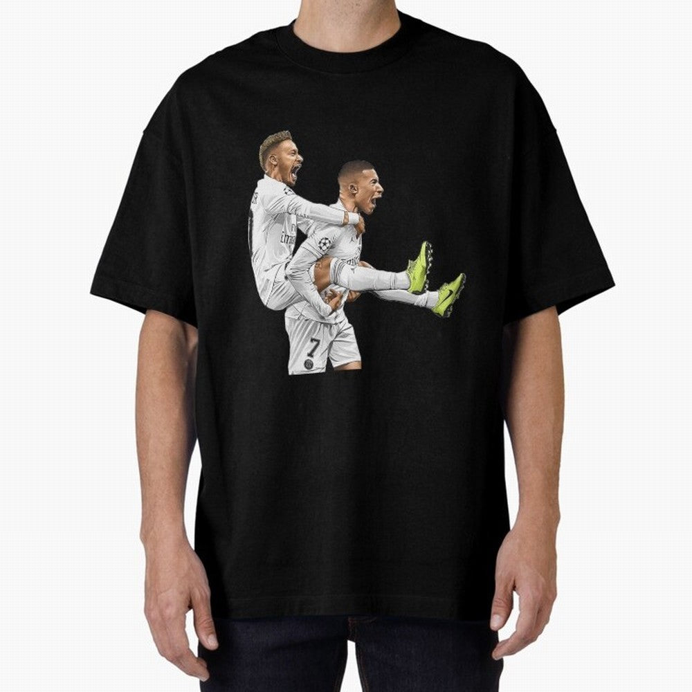 Illustration Neymar Classic T-Shirt Unlock Match Day Hype around FIFA World Cup 2026 USA Canada Mexico, Mbappe and Neymar, Spain and Netherlands, Champion Mindset, Group Stage Buzz, Knockout Tension and Passionate Fan Culture; Made for Die Hard