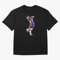 Neymar Artwork Classic T-Shirt Stand with Global Football Passion for FIFA World Cup 2026 Group Stage, Celebrating Cristiano Ronaldo, Portugal, Championship Spirit, Famous Goals, Roaring Crowds and International Football Unity; Perfect for Fans,
