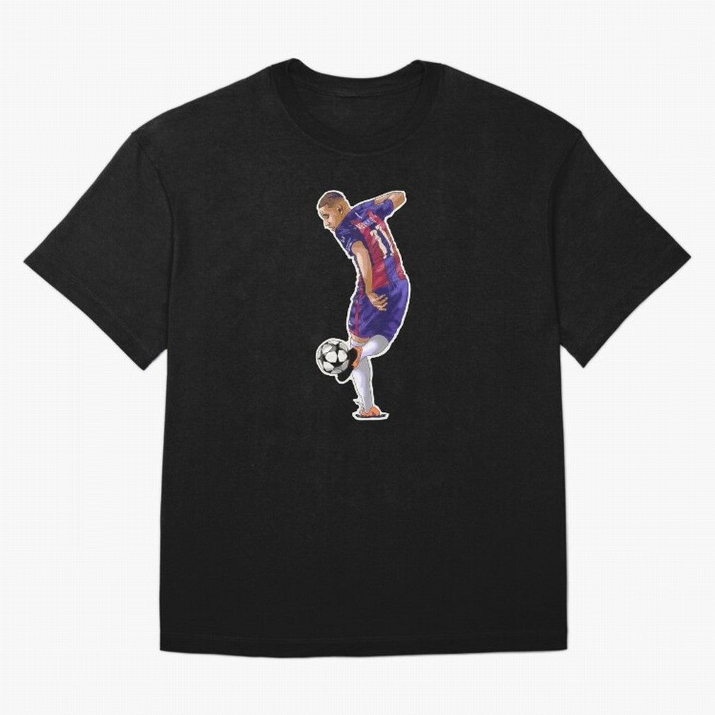Neymar Artwork Classic T-Shirt Stand with Global Football Passion for FIFA World Cup 2026 Group Stage, Celebrating Cristiano Ronaldo, Portugal, Championship Spirit, Famous Goals, Roaring Crowds and International Football Unity; Perfect for Fans,