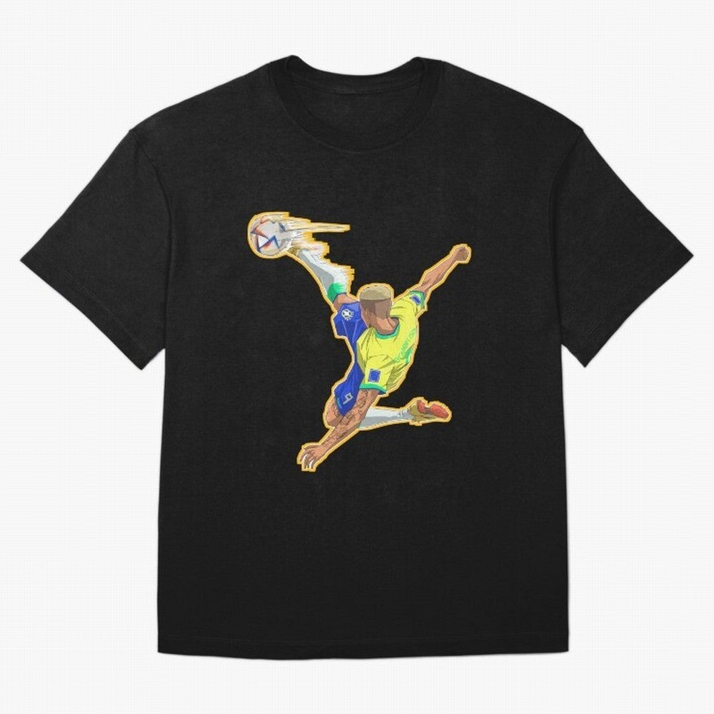 Richarlison Anime Goal Essential T-Shirt Celebrate Soccer Greatness during Match Day Hype around FIFA World Cup 2026 Group Stage, Cristiano Ronaldo, England and Germany, Stadium Memories, Football Loyalty, International Chants and Championship