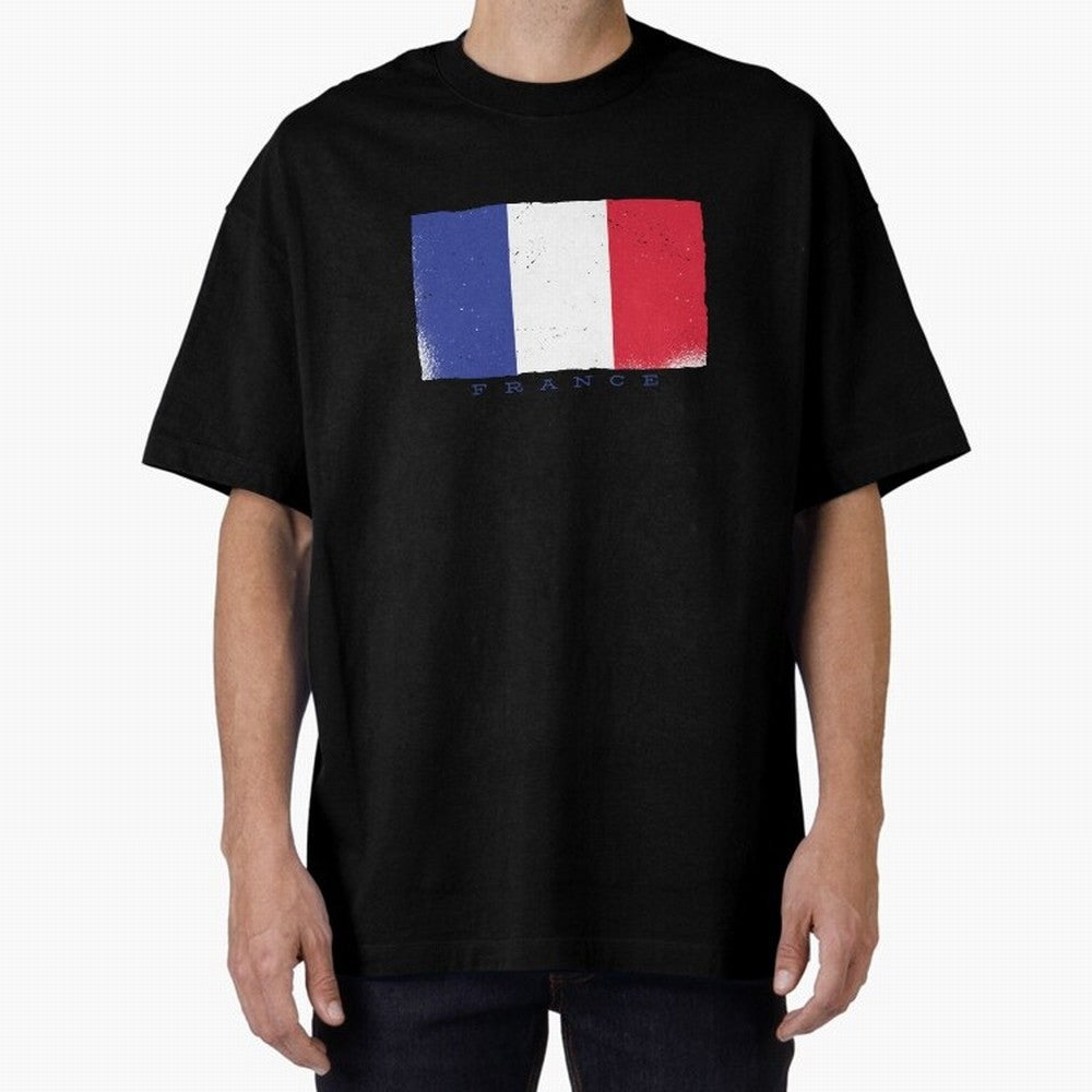 France Flag Design Classic T-Shirt Share the Excitement of Match Day Hype around FIFA World Cup 2026 USA Canada Mexico, Mbappe, England, Retro Football Energy, Iconic Rivalries, Trophy Chase Drama and Stadium Atmosphere; Ideal for Fans Who Follow