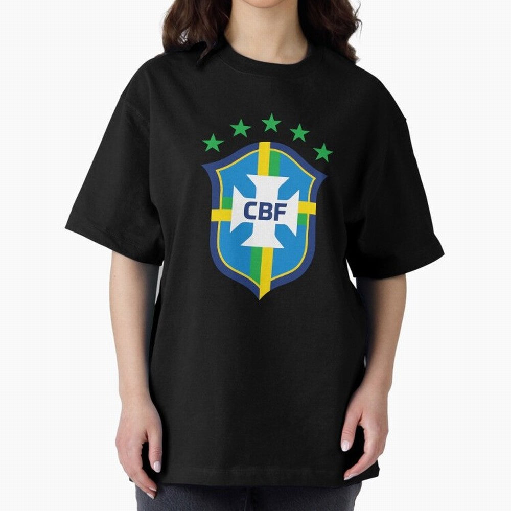 Brazilian Football Confederation Classic T-Shirt Follow the Road to FIFA World Cup 2026 for Fans of Messi and Cristiano Ronaldo and France and Portugal, Bringing Football Passion, Legendary Performances, Festival Vibes and Supporter Community;