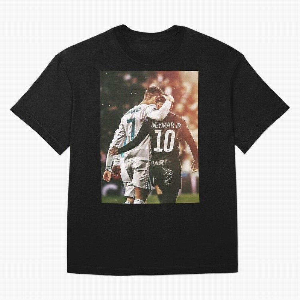 CR7 N Neymar Essential T-Shirt Feel International Energy from FIFA World Cup 2026 USA Canada Mexico Spirit, Centered on Netherlands, Haaland and Mbappe, Championship Spirit, Famous Goals, Roaring Crowds and International Football Unity; Perfect for