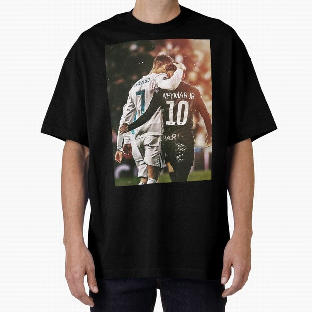 CR7 N Neymar Essential T-Shirt Feel International Energy from FIFA World Cup 2026 USA Canada Mexico Spirit, Centered on Netherlands, Haaland and Mbappe, Championship Spirit, Famous Goals, Roaring Crowds and International Football Unity; Perfect for