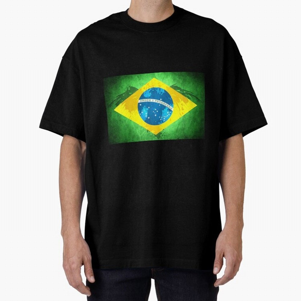 Brazil Oversized T-Shirt Turn Every Weekend Toward FIFA World Cup 2026 USA Canada Mexico for Fans of Messi, Neymar and Mbappe and France and Portugal, Bringing Stadium Chants, National Pride, Trophy Dreams and Unforgettable Football Memories; Ideal