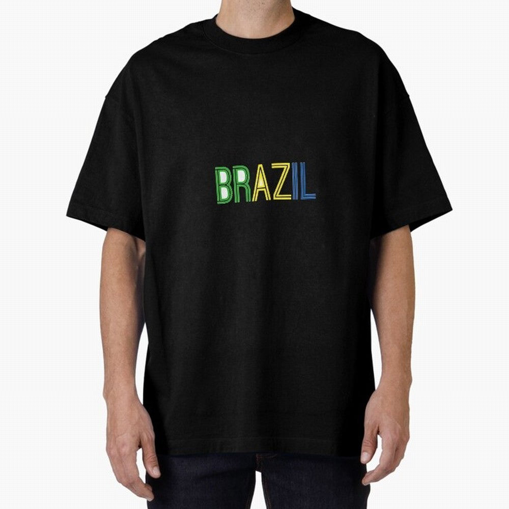 Simple Brazil Sticker Classic T-Shirt Celebrate Supporters United by Global Football Passion for FIFA World Cup 2026, Made for Messi, Neymar and Mbappe, Germany, Championship Spirit, Famous Goals, Roaring Crowds and International Football Unity;
