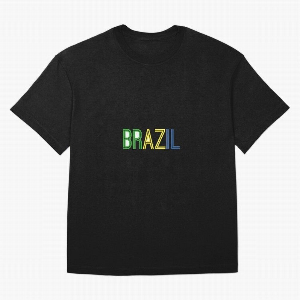 Simple Brazil Sticker Classic T-Shirt Celebrate Supporters United by Global Football Passion for FIFA World Cup 2026, Made for Messi, Neymar and Mbappe, Germany, Championship Spirit, Famous Goals, Roaring Crowds and International Football Unity;