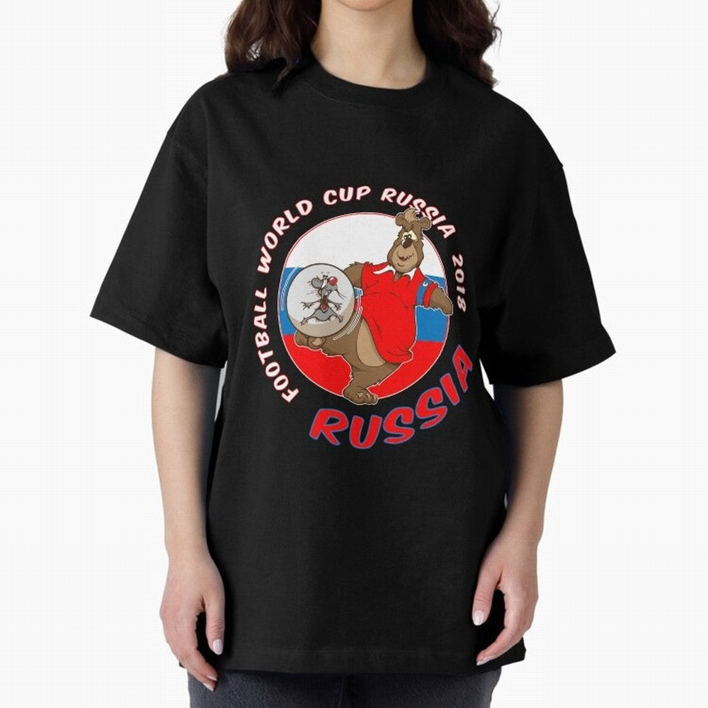 Russia football World Cup Russia 2018 T shirt and merchandise Oversized T-Shirt Celebrate Rivalries and Pride in FIFA World Cup 2026 Group Stage Filled with Messi, CR7 and Mbappe, Brazil Energy, Stadium Chants, National Pride, Trophy Dreams and