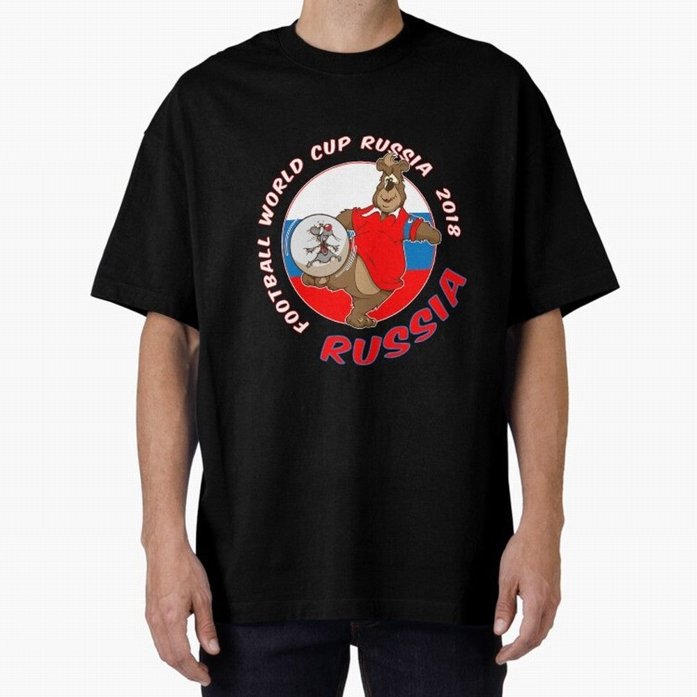 Russia football World Cup Russia 2018 T shirt and merchandise Oversized T-Shirt Celebrate Rivalries and Pride in FIFA World Cup 2026 Group Stage Filled with Messi, CR7 and Mbappe, Brazil Energy, Stadium Chants, National Pride, Trophy Dreams and