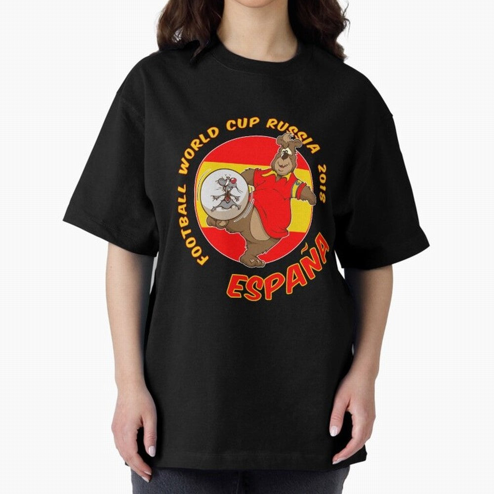 Spain football World Cup Russia 2018 T shirt and merchandise Classic T-Shirt Feel the Roar of FIFA World Cup 2026 with Messi, Neymar and Mbappe, Argentina, France and Brazil Energy, Championship Spirit, Famous Goals, Roaring Crowds and