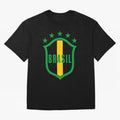 BRASIL LOGO 002 Oversized T-Shirt Celebrate Fan Culture around the FIFA World Cup 2026 Journey through Neymar, Haaland and Cristiano Ronaldo Highlights, Portugal, Spain and Germany Pride, Vintage Soccer Flavor, Modern Football Stars, National Flags