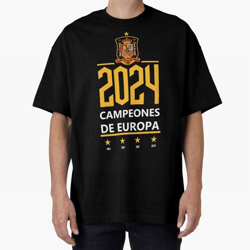 Campeonato Europa 2024 Oversized T-Shirt Create the FIFA World Cup 2026 Group Stage Journey through Neymar Highlights, Germany Pride, Supporter Pride, Iconic Celebrations, Legendary Names and Global Match Day Energy; Ideal for Passionate Fans Who