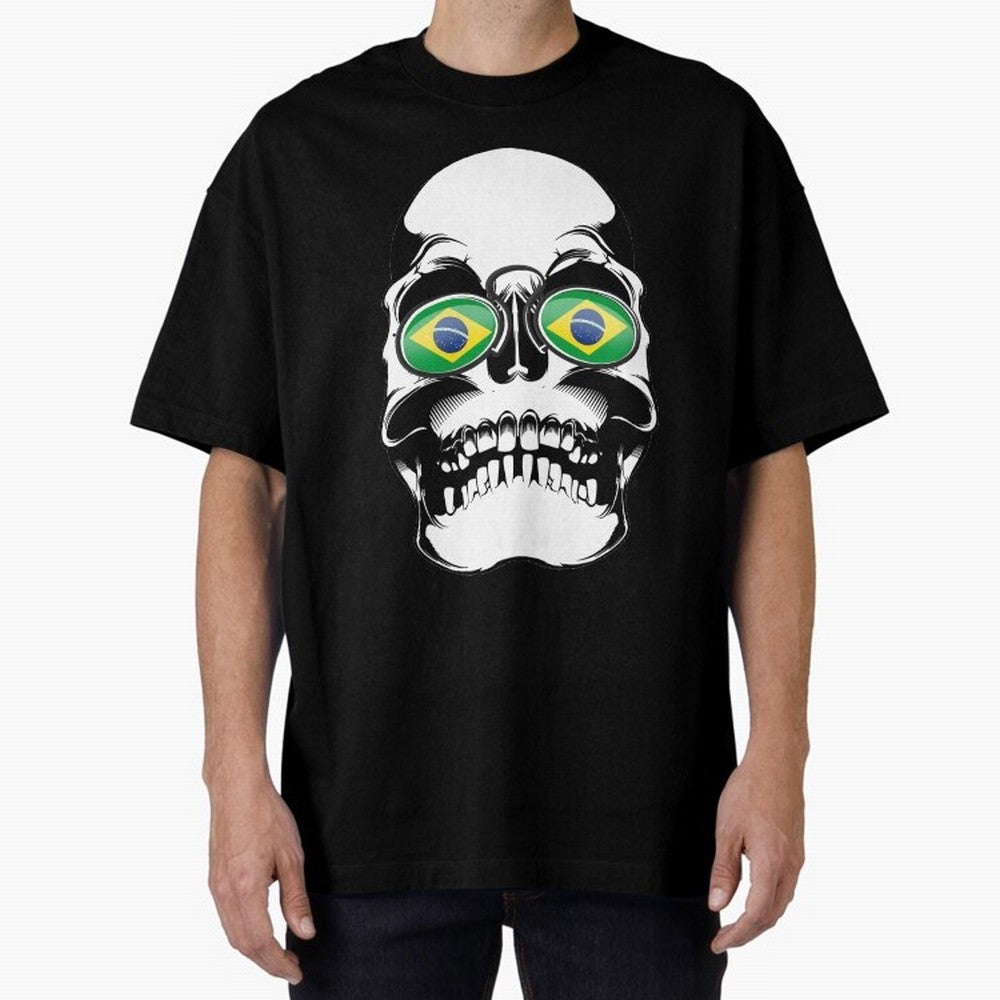 Brazil World Cup Oversized T-Shirt Bring Bold Fan Energy to FIFA World Cup 2026 for Fans of Haaland and Mbappe and Spain, Bringing Classic Soccer Heritage, Championship Pressure, Fan Loyalty and International Pride; Perfect for People Who Love