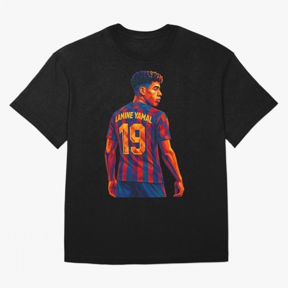 Lamine Yamal Oversized T-Shirt Honor Football Greatness during FIFA World Cup 2026 USA Canada Mexico Spirit, Highlighting Portugal, CR7, Tournament Hype, Historic Matchups, Family Viewing Parties and Global Sports Pride; Ideal for Football Dads,