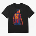 Lamine Yamal Oversized T-Shirt Honor Football Greatness during FIFA World Cup 2026 USA Canada Mexico Spirit, Highlighting Portugal, CR7, Tournament Hype, Historic Matchups, Family Viewing Parties and Global Sports Pride; Ideal for Football Dads,