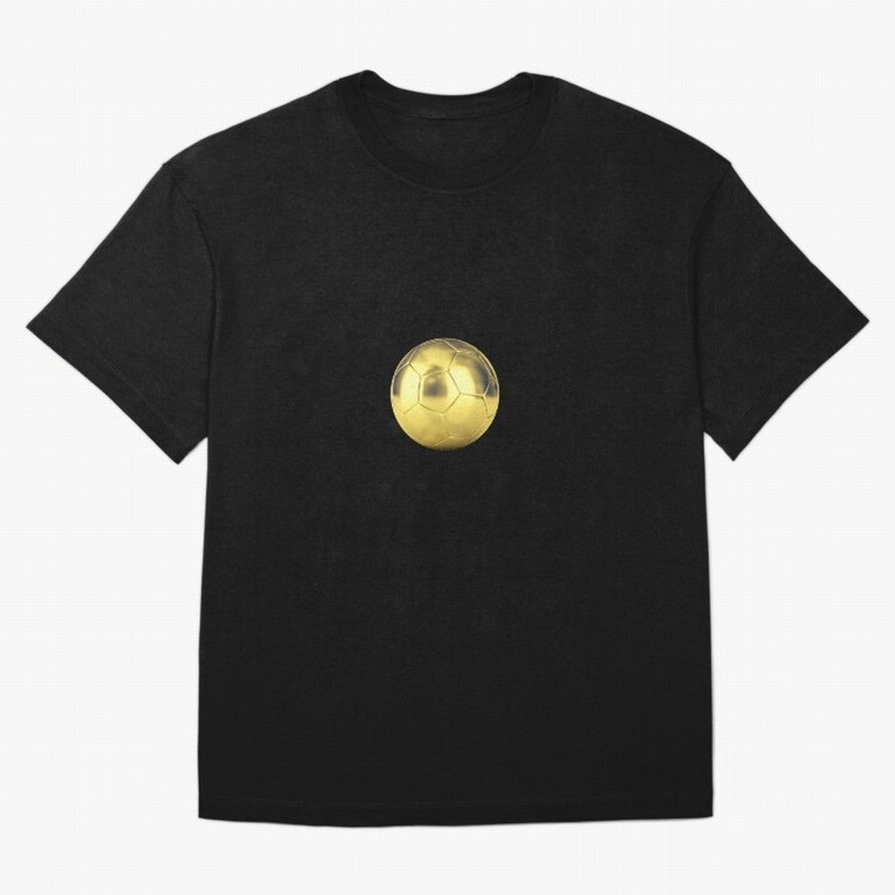 Gold Football | Golden Football Good Quality Oversized T-Shirt Make Every Match About the FIFA World Cup 2026 Group Stage Journey through Messi, CR7 and Mbappe Highlights, Portugal Pride, Supporter Pride, Iconic Celebrations, Legendary Names and