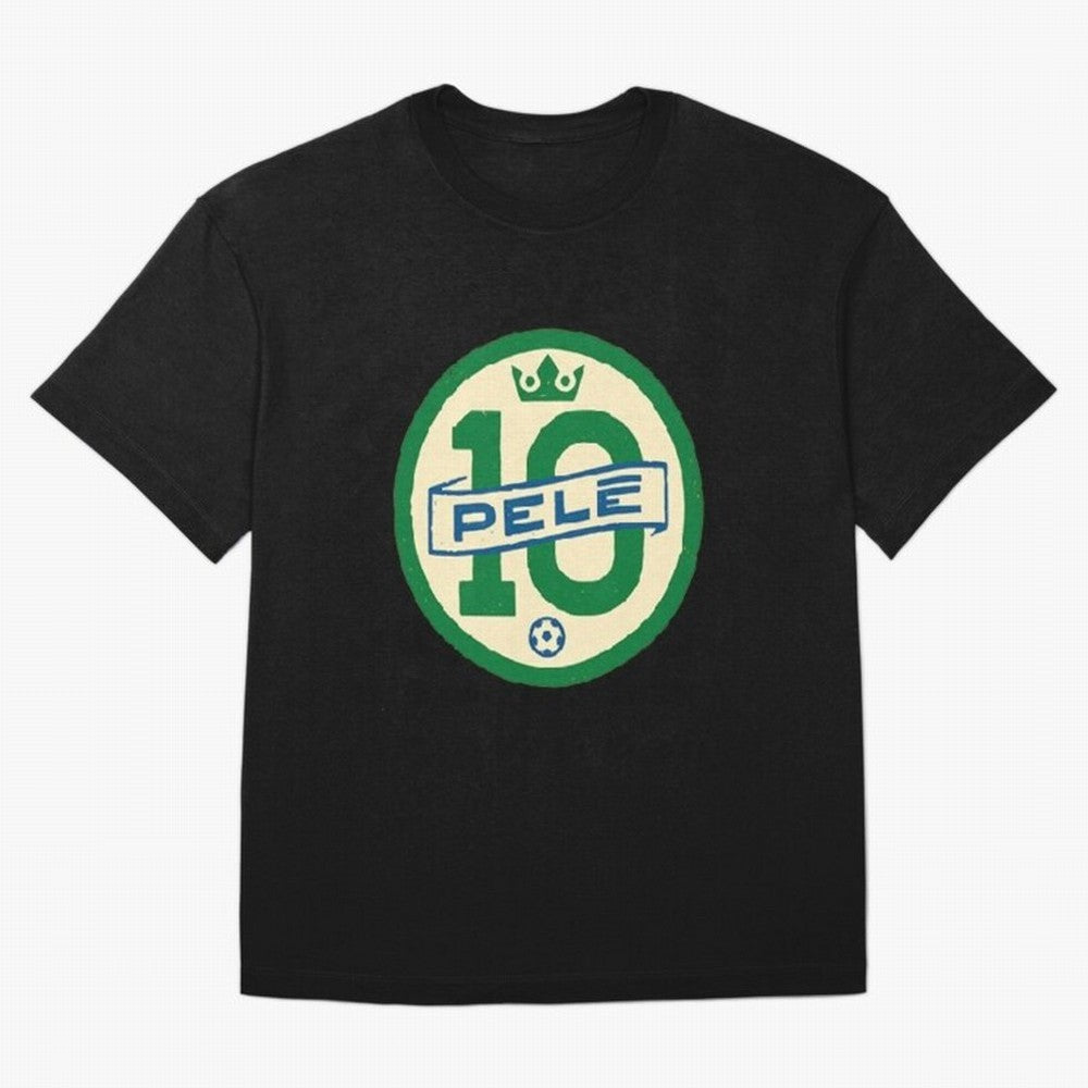 Signed Pele Shirt Oversized T-Shirt Bring Legendary Rivalry Energy to FIFA World Cup 2026 Inspired by CR7 and Messi, England, France and Netherlands Energy, Fan Favorite Moments, National Team Passion, Big Match Drama and Soccer History; Great for