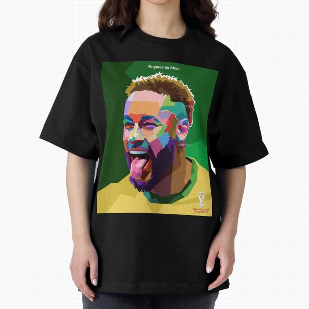 Neymar Brazil World Cup 2022 Pop Art Classic T-Shirt Celebrate the Road through the FIFA World Cup 2026 Journey through Mbappe Highlights, France Pride, Football History, Final Match Energy, Crowd Noise and Once in a Lifetime Moments; Ideal for