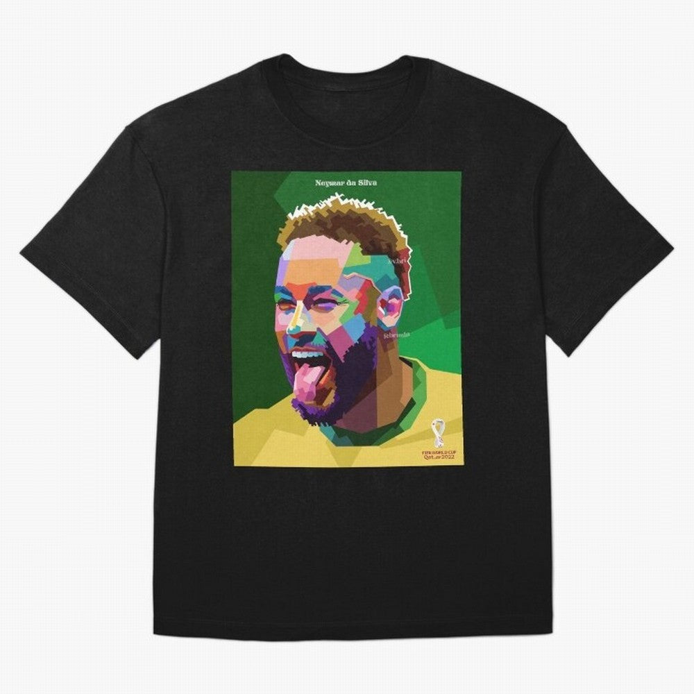 Neymar Brazil World Cup 2022 Pop Art Classic T-Shirt Celebrate the Road through the FIFA World Cup 2026 Journey through Mbappe Highlights, France Pride, Football History, Final Match Energy, Crowd Noise and Once in a Lifetime Moments; Ideal for