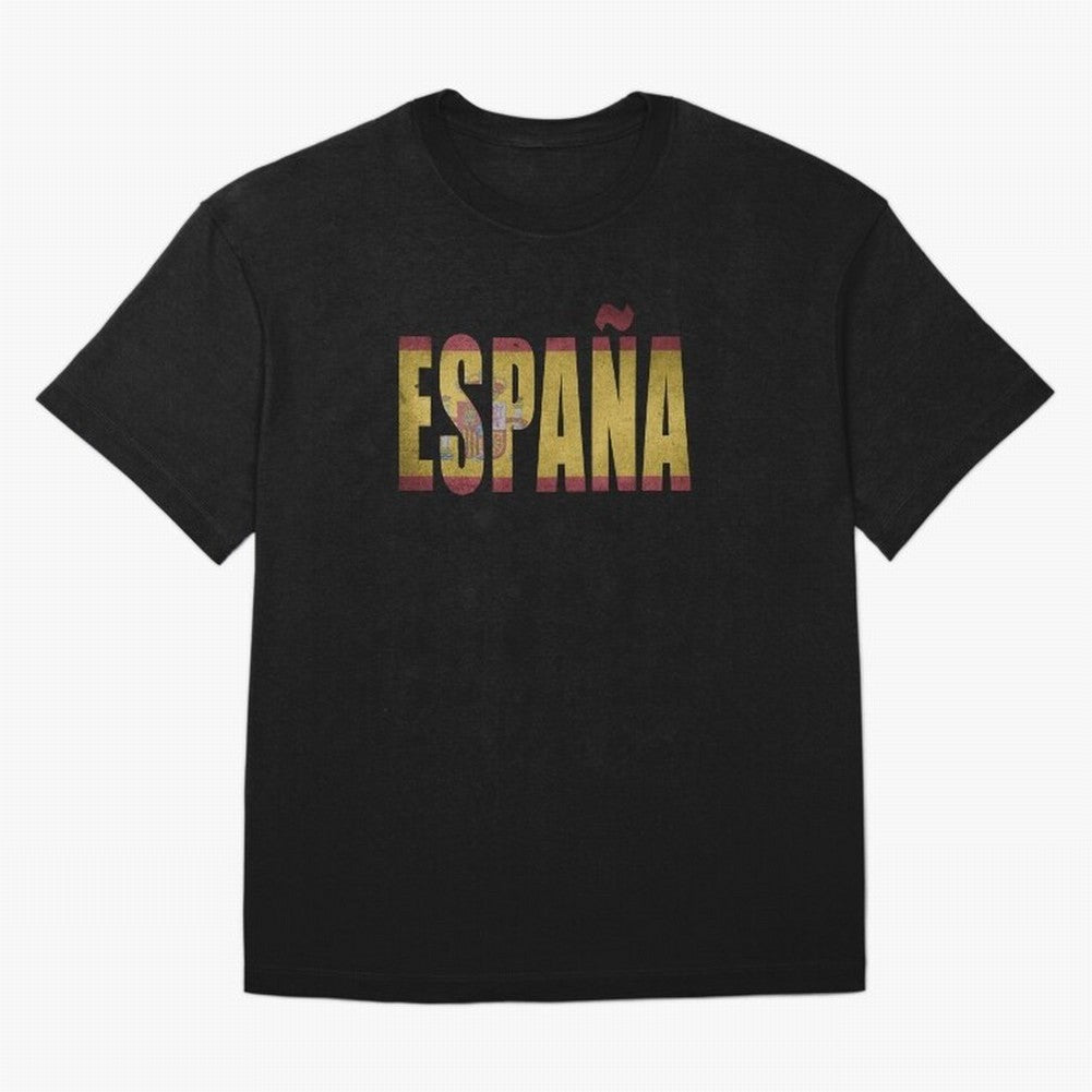 Espa?a Oversized T-Shirt Honor the Beautiful Game during FIFA World Cup 2026 for Fans of Messi and England, France and Netherlands, Bringing Sports Nostalgia, International Competition, Famous Players and Unforgettable Victories; Made for Die Hard