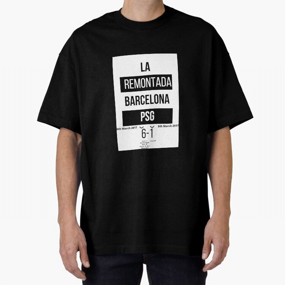 La Remontada Oversized T-Shirt Celebrate the Road through FIFA World Cup 2026 Group Stage Spirit, Made for England and Germany, Messi, Soccer Culture, Superstar Moments, National Team Dreams and Competitive Fire; Ideal for Fans Who Follow Messi,