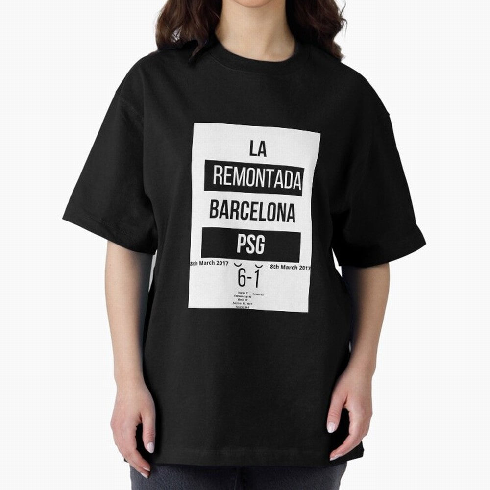 La Remontada Oversized T-Shirt Celebrate the Road through FIFA World Cup 2026 Group Stage Spirit, Made for England and Germany, Messi, Soccer Culture, Superstar Moments, National Team Dreams and Competitive Fire; Ideal for Fans Who Follow Messi,