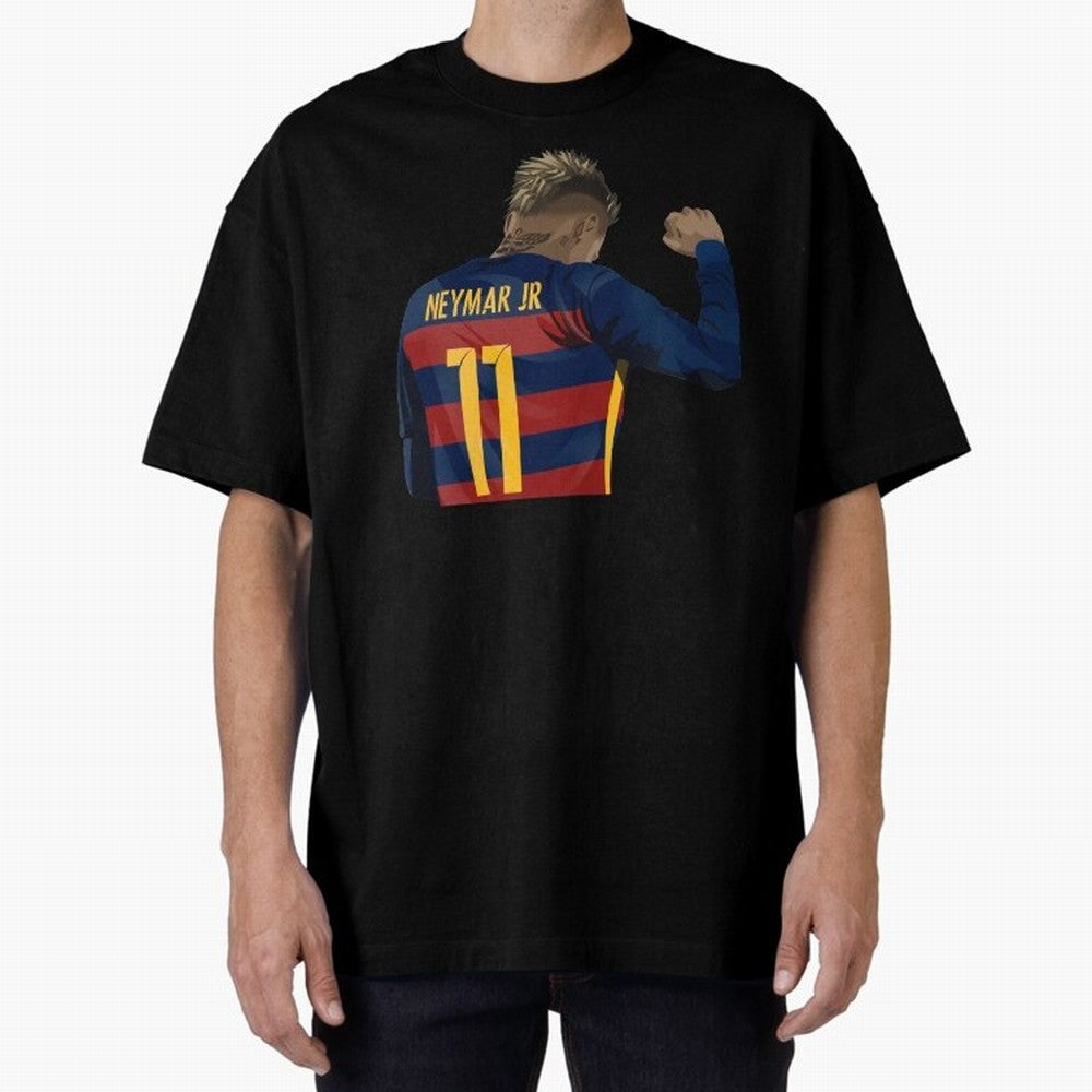 Neymar Oversized T-Shirt Keep the Match Day Mood of FIFA World Cup 2026 USA Canada Mexico for Fans of Cristiano Ronaldo, Haaland and CR7 and England, France and Netherlands, Bringing Classic Soccer Heritage, Championship Pressure, Fan Loyalty and