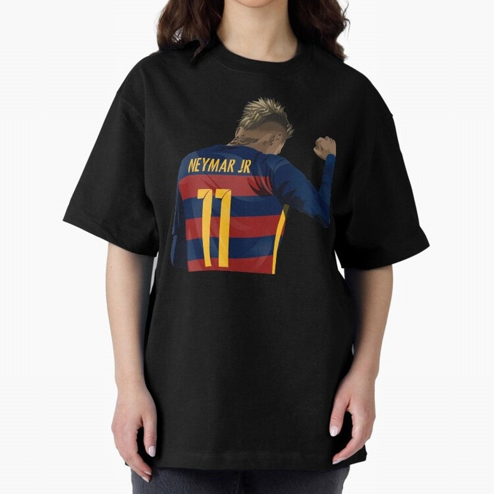 Neymar Oversized T-Shirt Keep the Match Day Mood of FIFA World Cup 2026 USA Canada Mexico for Fans of Cristiano Ronaldo, Haaland and CR7 and England, France and Netherlands, Bringing Classic Soccer Heritage, Championship Pressure, Fan Loyalty and