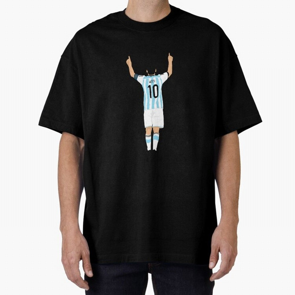 LEO MESSI ILLUSTRATION Classic T-Shirt Follow Every Goal of Match Day Hype around FIFA World Cup 2026 Group Stage, Mbappe, Spain, Football Festival Excitement, Trophy Ambitions, Country Rivalries and Star Player Buzz; Made for Die Hard Supporters,