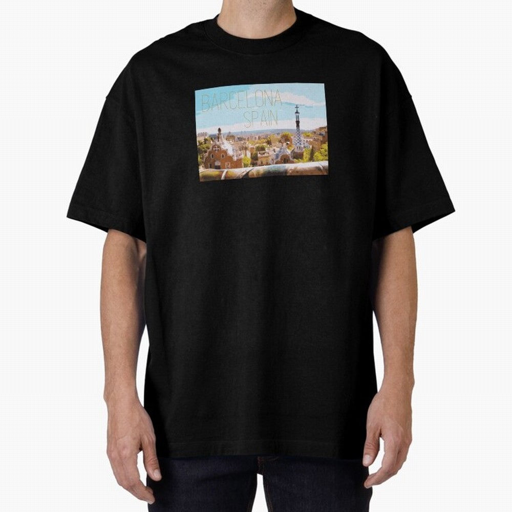 Barcelona Print Oversized T-Shirt Relive Legendary Nights from Global Football Passion for FIFA World Cup 2026 Group Stage, Driven by Messi, CR7 and Mbappe, Portugal, Spain and Germany, Champion Mindset, Group Stage Buzz, Knockout Tension and