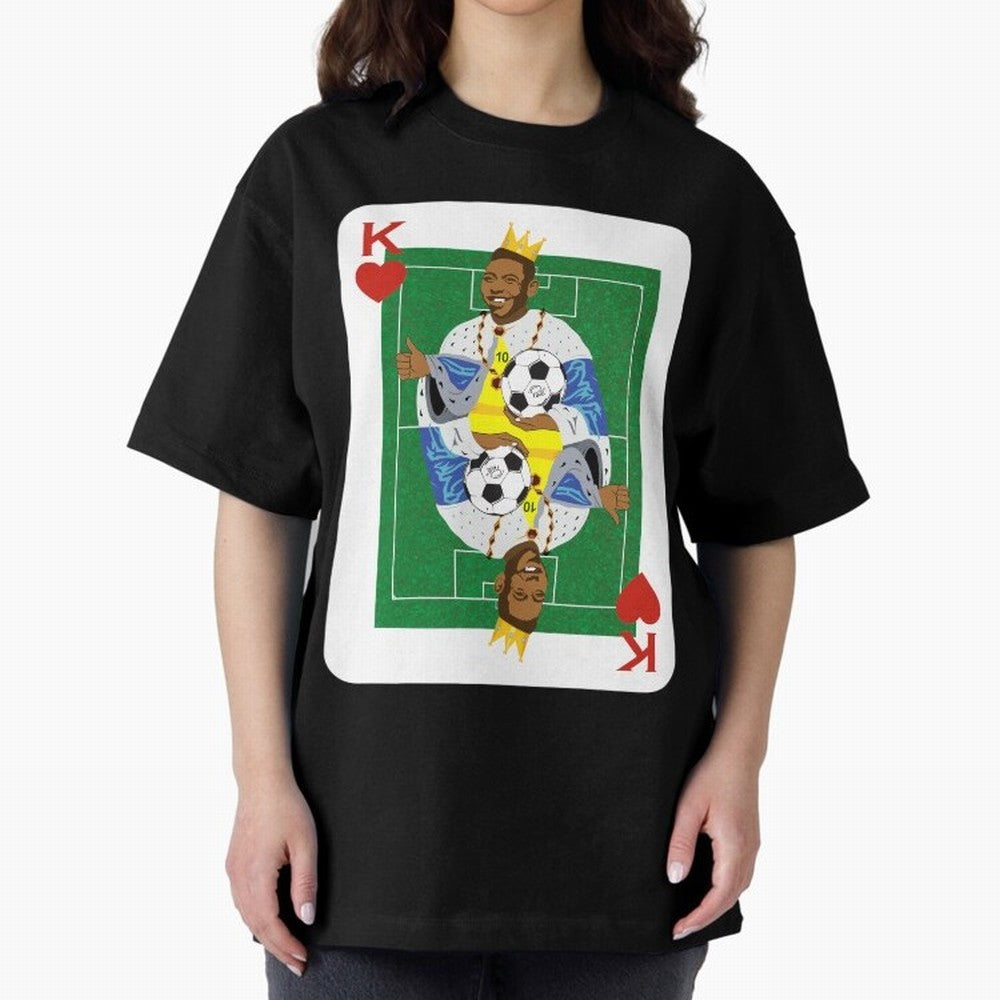Pel¨¦, O Rei Essential T-Shirt Stand with Global Football Passion for FIFA World Cup 2026, Inspired by Messi, Neymar and Mbappe, Argentina and Brazil, Champion Mindset, Group Stage Buzz, Knockout Tension and Passionate Fan Culture; Created for