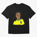 Ronaldinho Brazil Football Ball Life Classic T-Shirt Bring International Match Energy to FIFA World Cup 2026 USA Canada Mexico Capturing Messi and Cristiano Ronaldo, Germany Energy, Goal Celebration Energy, Supporter Heritage, Football Icons and