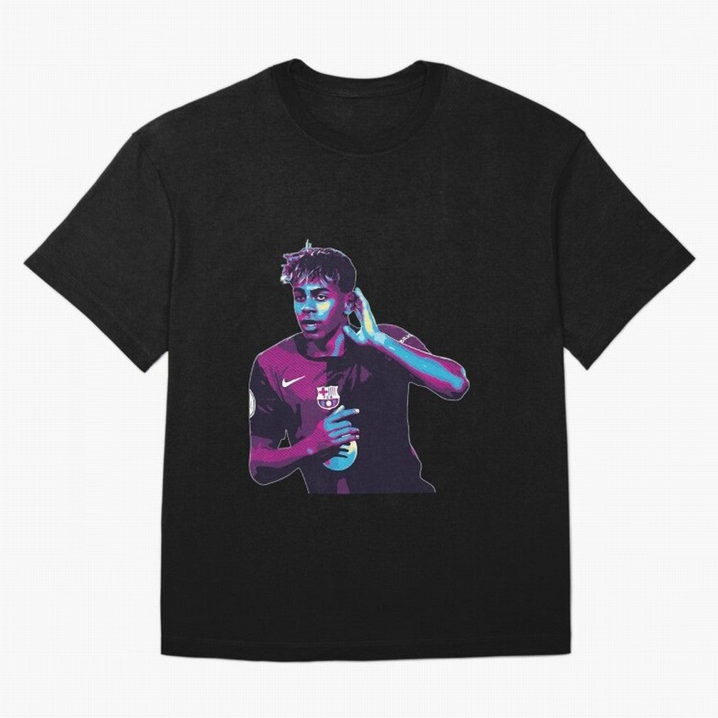Lamine Yamal goal celebration Oversized T-Shirt Celebrate Supporters United by Match Day Hype around FIFA World Cup 2026 Group Stage, Messi, CR7 and Mbappe, Germany, Vintage Soccer Flavor, Modern Football Stars, National Flags and Final Night