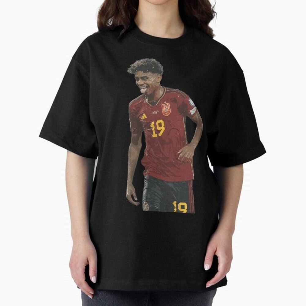 Lamine Yamal Oversized T-Shirt Celebrate Fan Favorites in FIFA World Cup 2026 Group Stage Spirit, Connected to France, Neymar, Stadium Chants, National Pride, Trophy Dreams and Unforgettable Football Memories; Made for Die Hard Supporters, Soccer