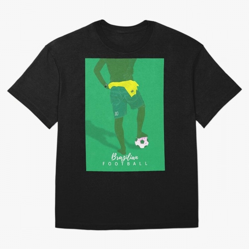 Brazilian Football Tribute Classic T-Shirt Celebrate Soccer Greatness during the FIFA World Cup 2026 Group Stage Journey through Messi, Neymar and Mbappe Highlights, Spain and Netherlands Pride, Global Supporter Spirit, Legendary Goals, National