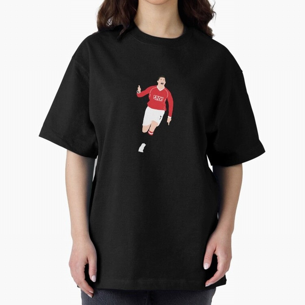 Vintage Cristiano Ronaldo 2 Oversized T-Shirt Bring Stadium Energy to Global Football Passion for FIFA World Cup 2026, Capturing Messi and Cristiano Ronaldo, Portugal, Spain and Germany, Sports Nostalgia, International Competition, Famous Players