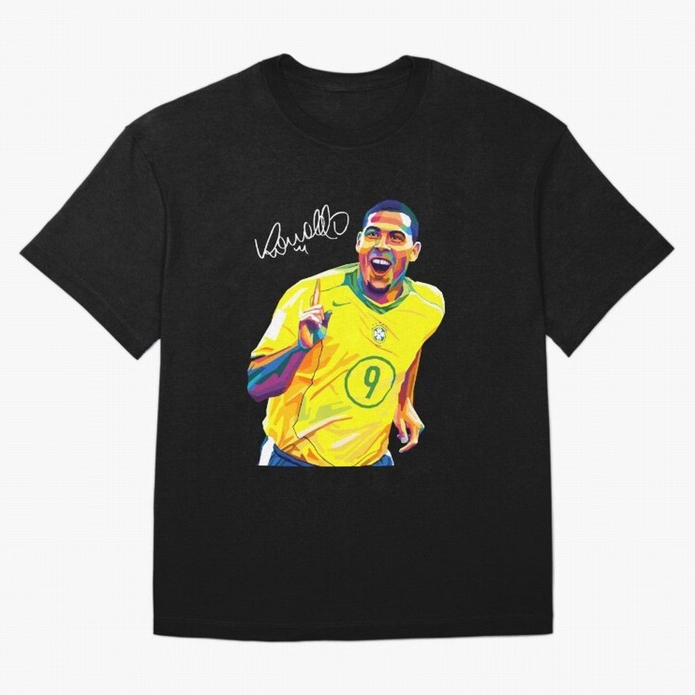 Ronaldo 9 Wpap Pop Art Oversized T-Shirt Carry the Colors and Pride of FIFA World Cup 2026 USA Canada Mexico Made for Mbappe and Neymar, Germany Energy, Worldwide Fan Energy, Dramatic Goals, Stadium Lights and Championship Celebrations; Perfect for