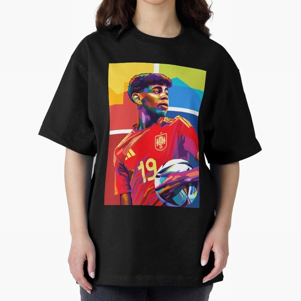 Lamine Yamal Football Wpap Art Classic T-Shirt Show Your Love for the FIFA World Cup 2026 USA Canada Mexico Journey through Messi and Cristiano Ronaldo Highlights, England, France and Netherlands Pride, Tournament Hype, Historic Matchups, Family