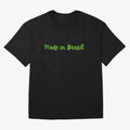 Made in Brazil Oversized T-Shirt Build Match Day Hype around FIFA World Cup 2026 Group Stage, Messi, CR7 and Mbappe, England, Supporter Pride, Iconic Celebrations, Legendary Names and Global Match Day Energy; Perfect for Fans, Collectors, Family