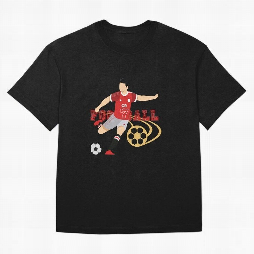 Ronaldo Football Icon Oversized T-Shirt Bring a Champion Mindset to FIFA World Cup 2026 Group Stage Filled with Messi, Neymar and Mbappe, Germany Energy, Stadium Memories, Football Loyalty, International Chants and Championship Tradition; Perfect