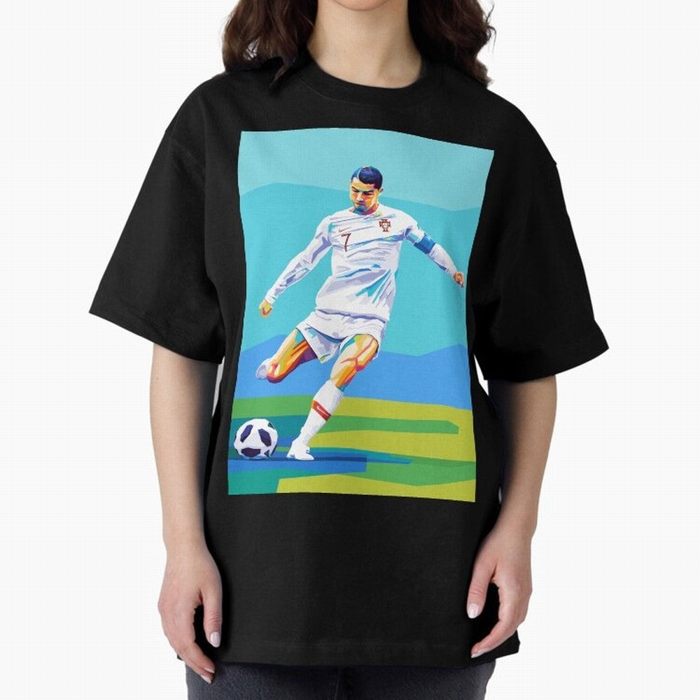 Cristiano Ronaldo Wpap Art Classic T-Shirt Feel the Heartbeat of the FIFA World Cup 2026 Group Stage Journey through Neymar, Haaland and Cristiano Ronaldo Highlights, Portugal Pride, Supporter Pride, Iconic Celebrations, Legendary Names and Global
