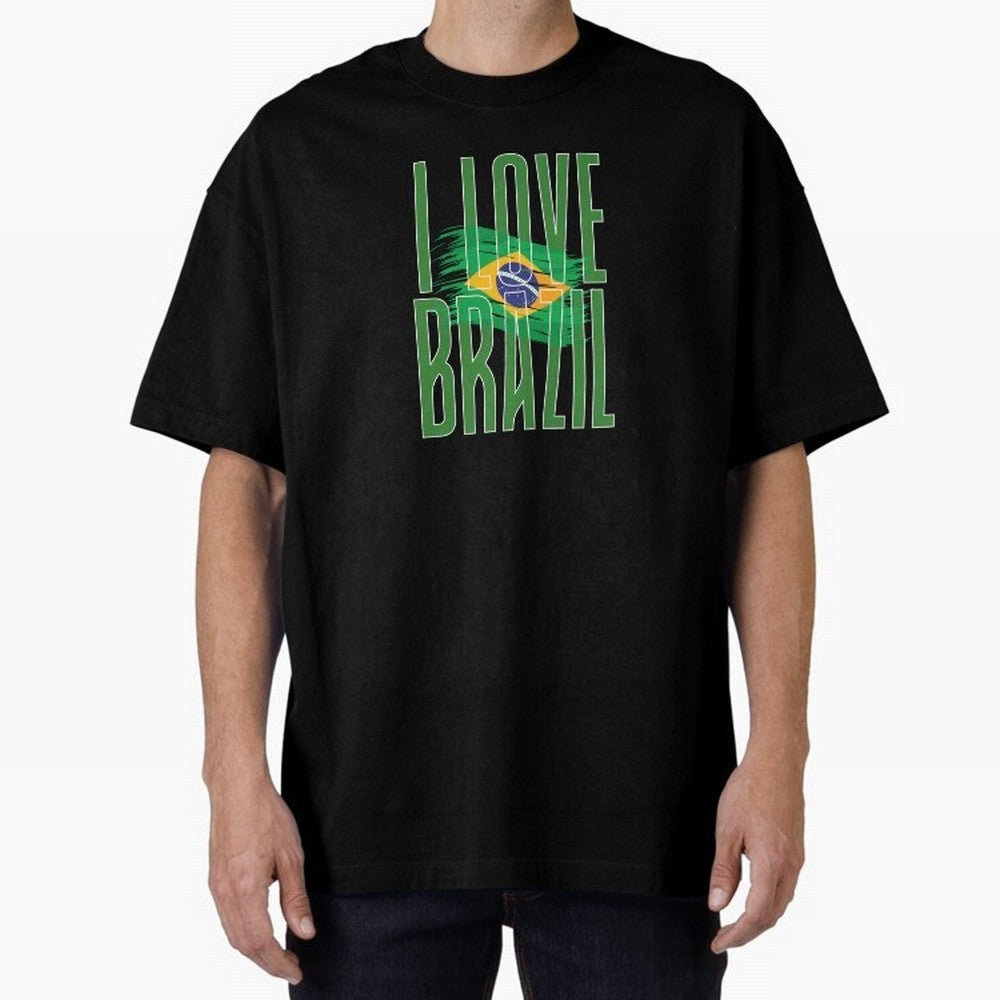 Art I Love BRAZIL Classic T-Shirt Stand with Global Football Passion for FIFA World Cup 2026 USA Canada Mexico, Driven by Mbappe and Neymar, Argentina, Soccer Culture, Superstar Moments, National Team Dreams and Competitive Fire; Great for