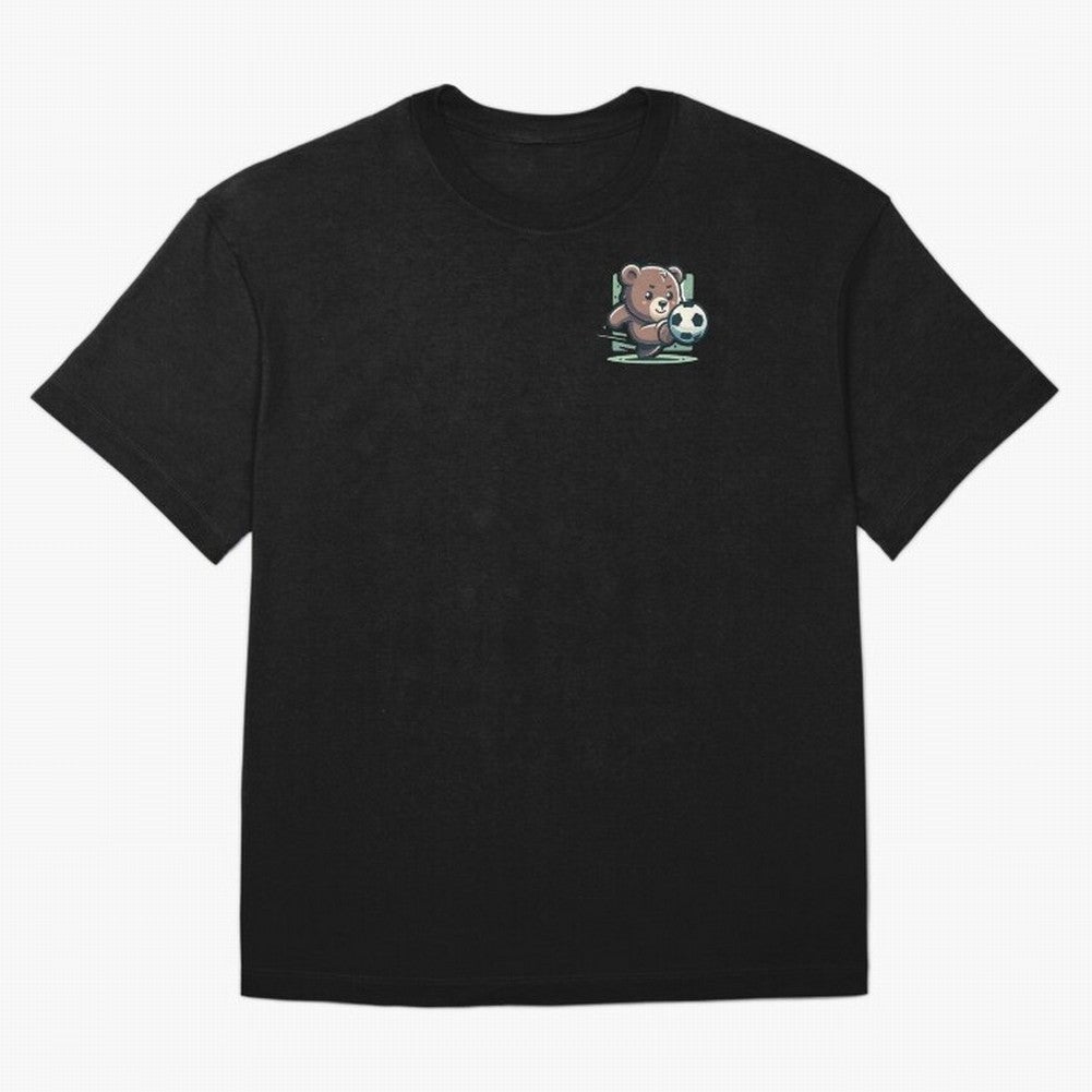 Football Bear Classic T-Shirt Fuel Your Fan Pride for Match Day Hype around FIFA World Cup 2026 USA Canada Mexico, Messi, Brazil, Football Passion, Legendary Performances, Festival Vibes and Supporter Community; Perfect for People Who Love