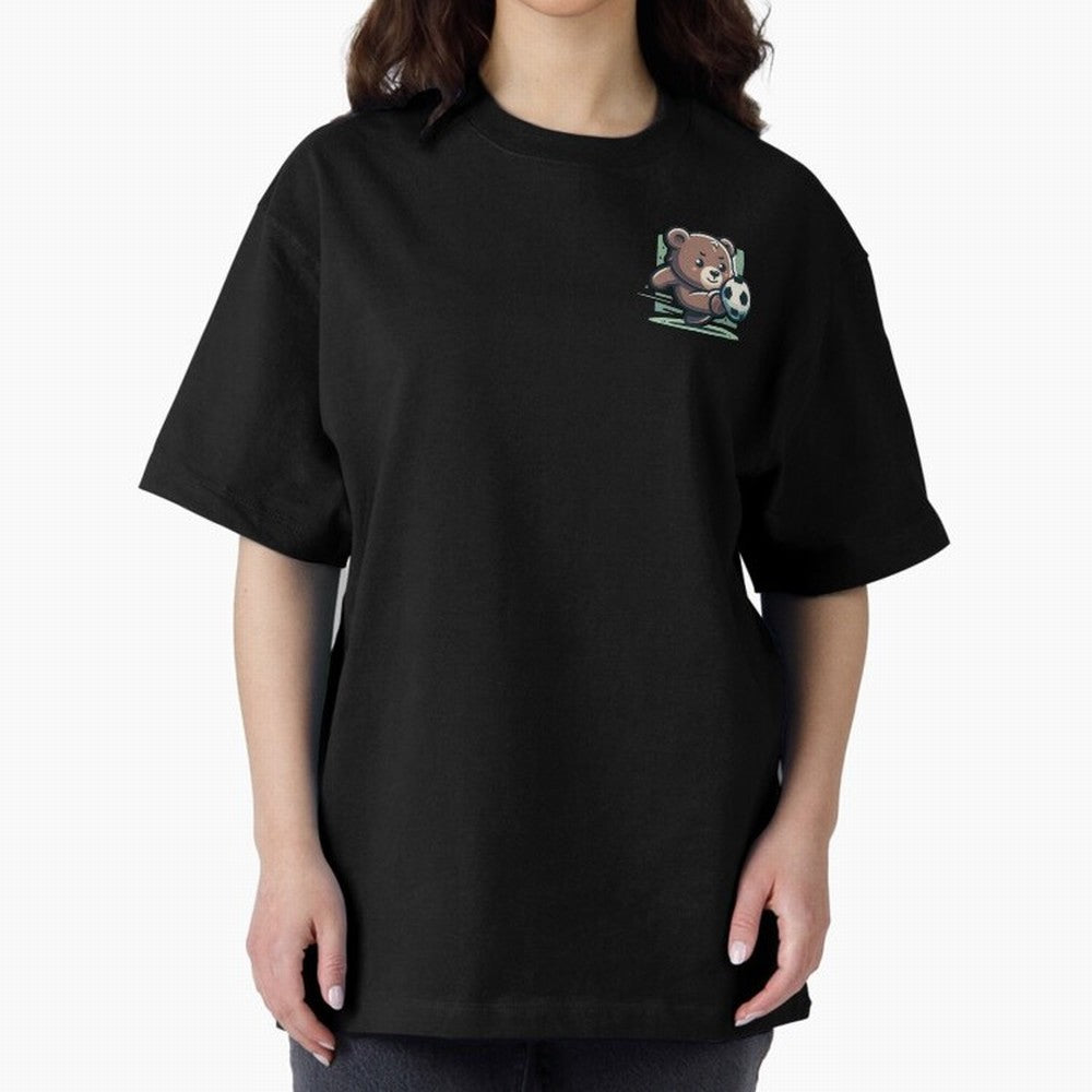 Football Bear Classic T-Shirt Fuel Your Fan Pride for Match Day Hype around FIFA World Cup 2026 USA Canada Mexico, Messi, Brazil, Football Passion, Legendary Performances, Festival Vibes and Supporter Community; Perfect for People Who Love