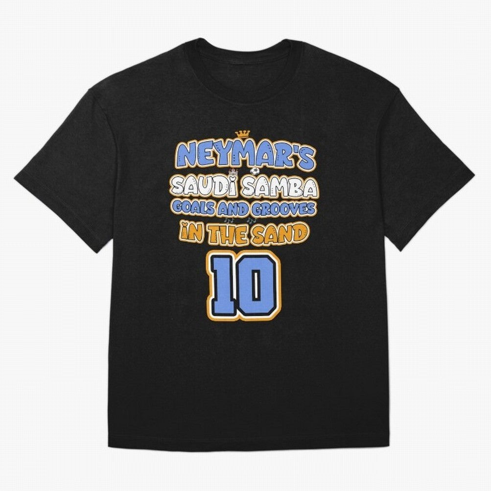 SAUDI SAMBA GOALS & GROOVES Oversized T-Shirt Capture Stadium Memories from Match Day Hype around FIFA World Cup 2026, Neymar, Brazil, Worldwide Fan Energy, Dramatic Goals, Stadium Lights and Championship Celebrations; Perfect for Supporters Who