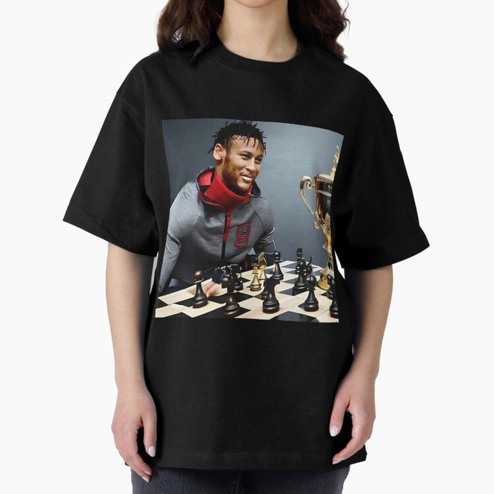 Mastermind: Neymar Playing Chess with the Championship Trophy Classic T-Shirt Support Your Favorite Stars during FIFA World Cup 2026 Group Stage for Fans of CR7 and Portugal, Spain and Germany, Bringing Supporter Pride, Iconic Celebrations,