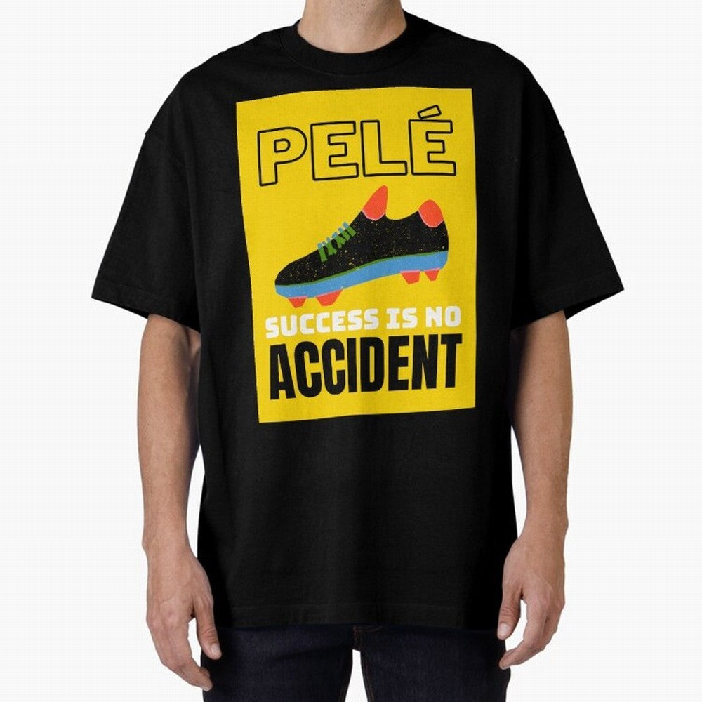 Pele Quote Success Is No Accident Graphic Classic T-Shirt Discover the FIFA World Cup 2026 Journey through Messi, Neymar and Mbappe Highlights, Portugal, Spain and Germany Pride, Football Passion, Legendary Performances, Festival Vibes and