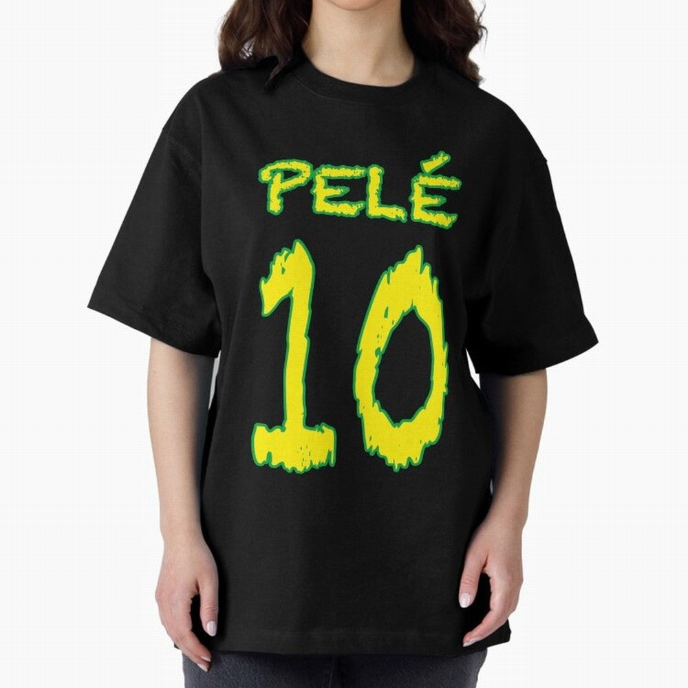 Pel¨¦ 10 Oversized T-Shirt Feel the Heartbeat of FIFA World Cup 2026 Group Stage for Fans of Messi and Cristiano Ronaldo and England, France and Netherlands, Bringing Tournament Hype, Historic Matchups, Family Viewing Parties and Global Sports