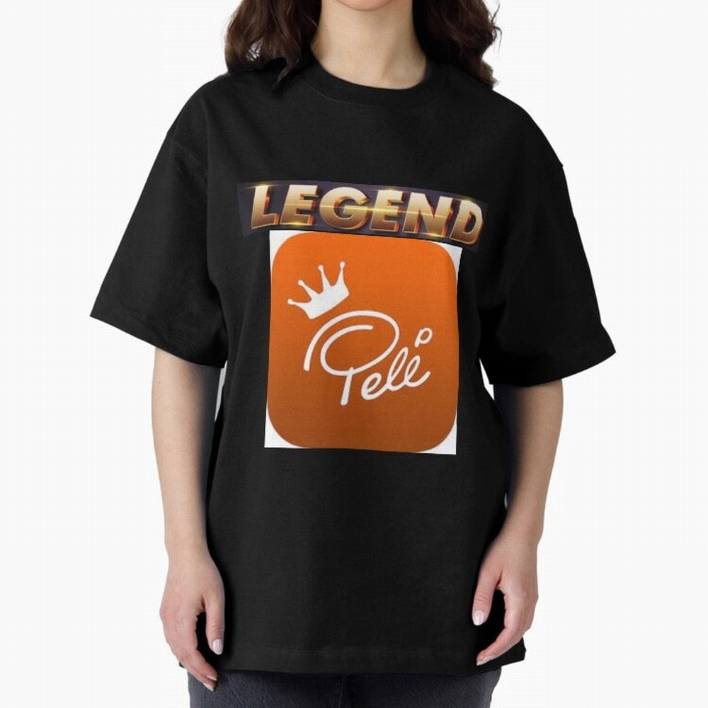 Signed Pele Shirt Oversized T-Shirt Join FIFA World Cup 2026 USA Canada Mexico Spirit, Driven by Germany, Messi, Neymar and Mbappe, Soccer Culture, Superstar Moments, National Team Dreams and Competitive Fire; Perfect for Supporters Who Want Bold
