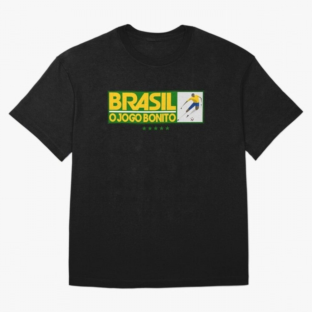 O jogo bonito Oversized T-Shirt Feel the Roar of Match Day Hype around FIFA World Cup 2026 Group Stage, Neymar, France and Portugal, Global Supporter Spirit, Legendary Goals, National Colors and Tournament Celebration; Made for Collectors Who Enjoy